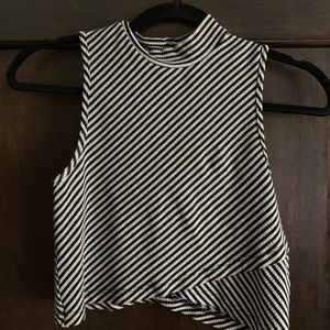 FREE PEOPLE Asymmetrical crop top